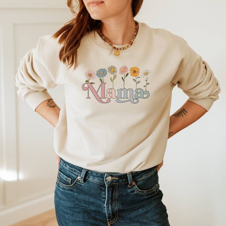 Mama Shirt, Mom Shirt, Mothers Day Gift for wholesale by Solana Grace