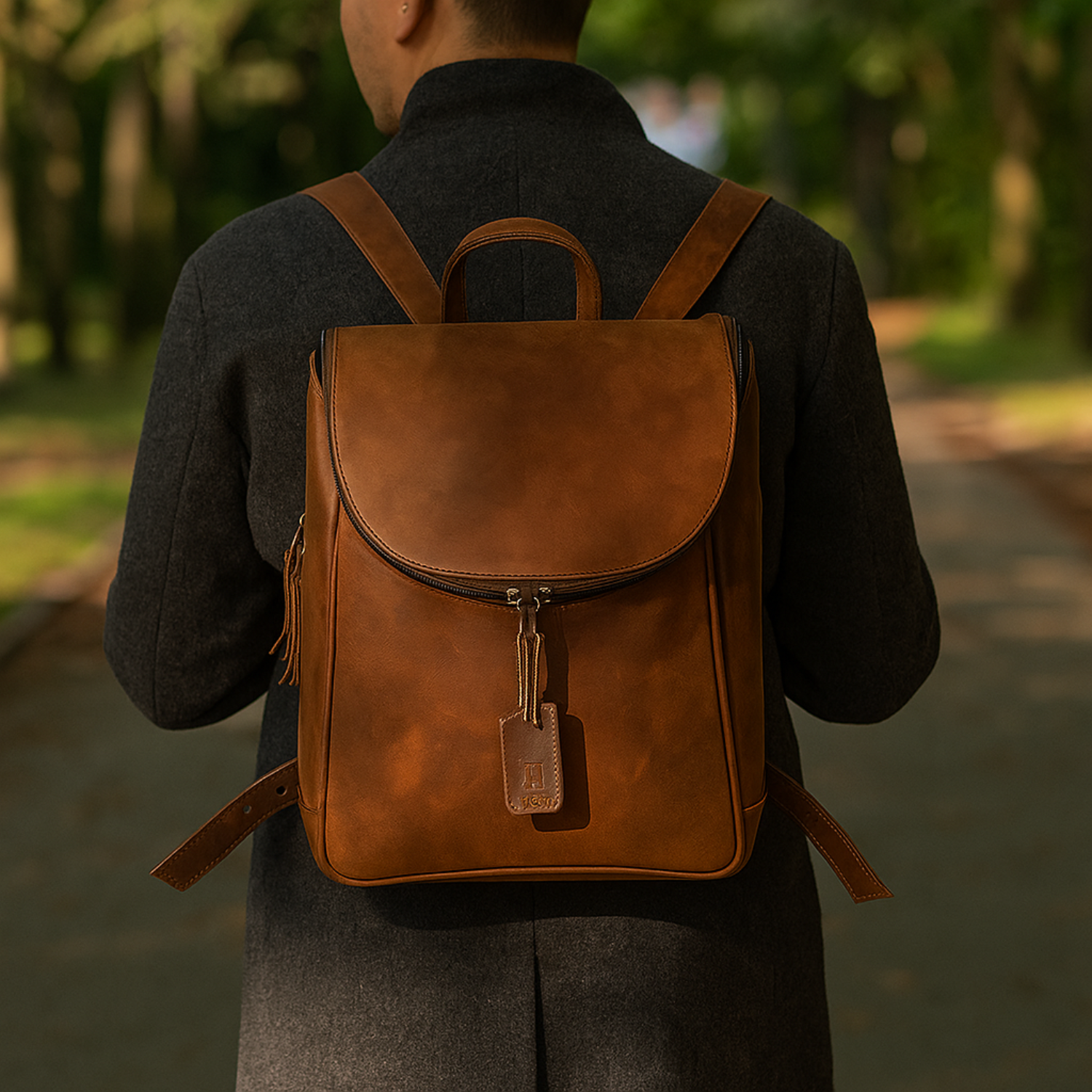 Hides – wholesale Ryggsäck - Unisex – Studentryggsäck i läder44