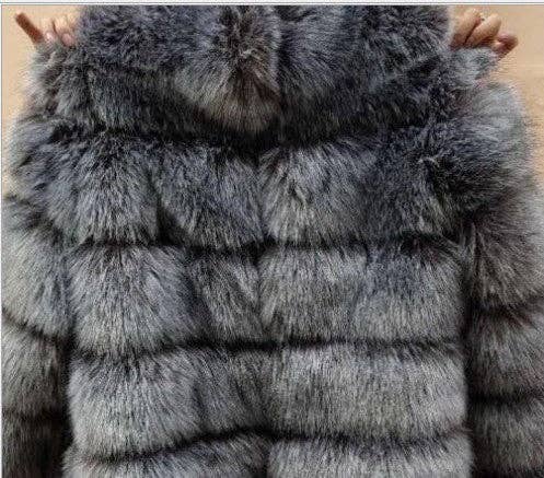 Marayn – wholesale Jacket – Women's – Luxury Faux Fox Fur Short Jacket for Women1