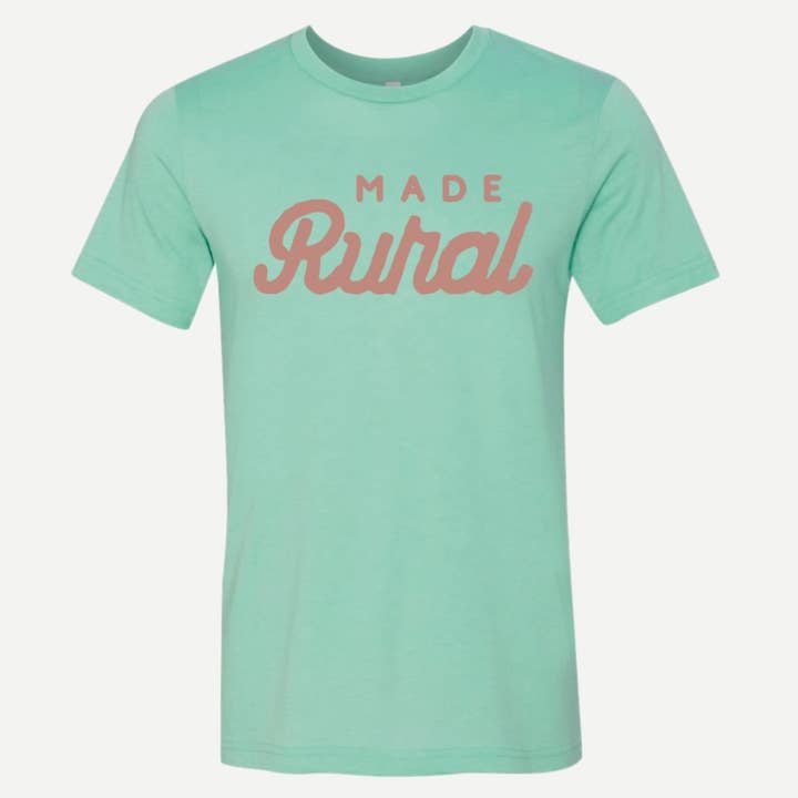 Made Rural T-Shirt (Mint) for wholesale by Rural Revival