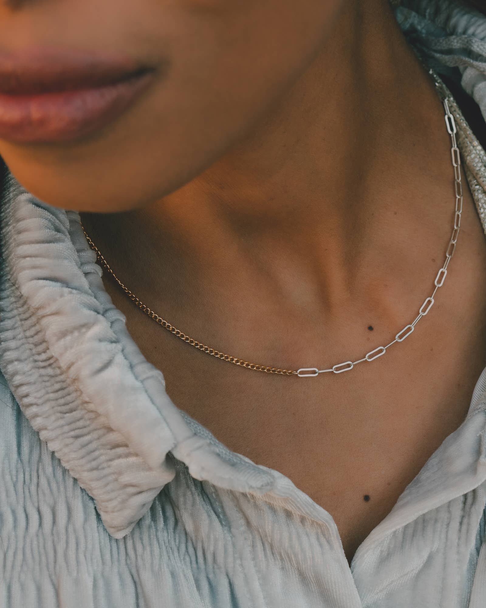 Everly Made - Wholesale Link & Chain Necklace - Curterra Necklace • Mother & Daughter1