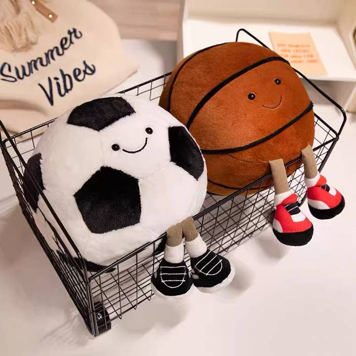 10" Sports Plush - Football, Basketball for wholesale by Sinomd Canada