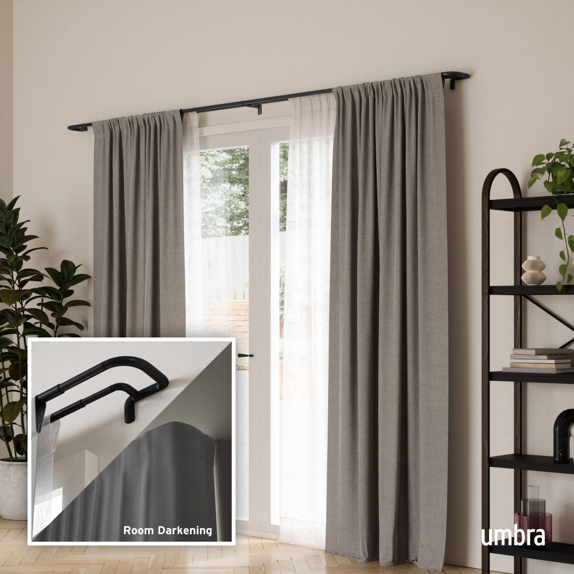Umbra - Wholesale Curtain Rod - Twilight Double Blackout Curtain Rod9