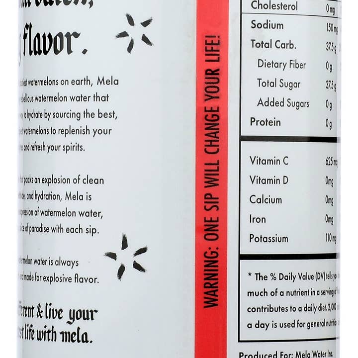 Everyday Supply Co - Wholesale Fruit Juice - Mela Juice Watermelon - Case Of 121