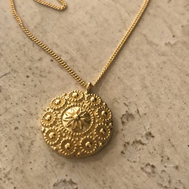 Collana «Maya», placcata oro per la vendita all'ingrosso da parte di Vivaz - Fine Jewellery