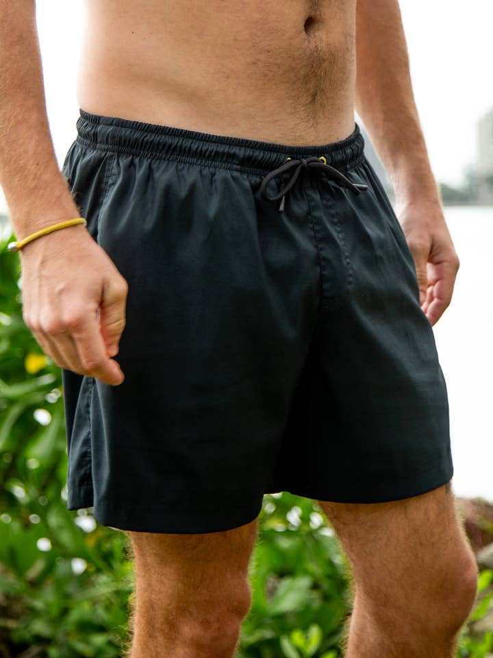 Black The Midnight Dips - All-day Athleisure Short for wholesale on Faire