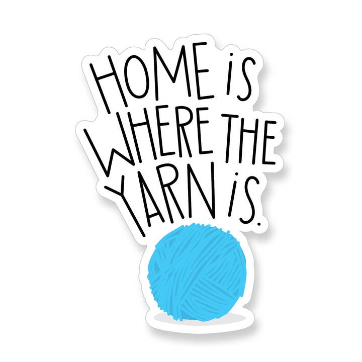 La casa è dove c'è il filato Adesivo in vinile per la vendita all'ingrosso da parte di Apartment 2 Cards