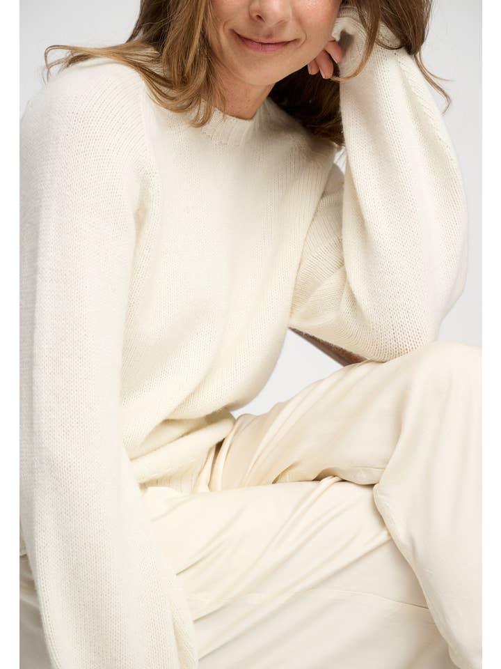 sienna knit wool - ecru for wholesale on Faire6