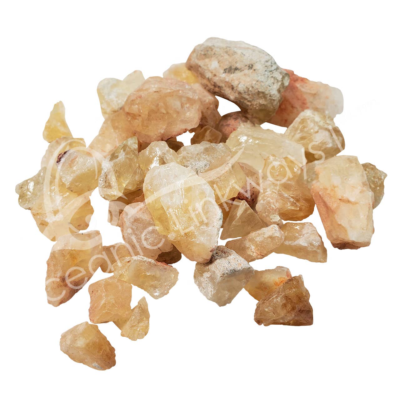 Oceanic Linkways Inc - Wholesale Spiritual Stone/Crystal - (CLOSE OUT) ROUGH - CITRINE 0.5-2" (KG)0