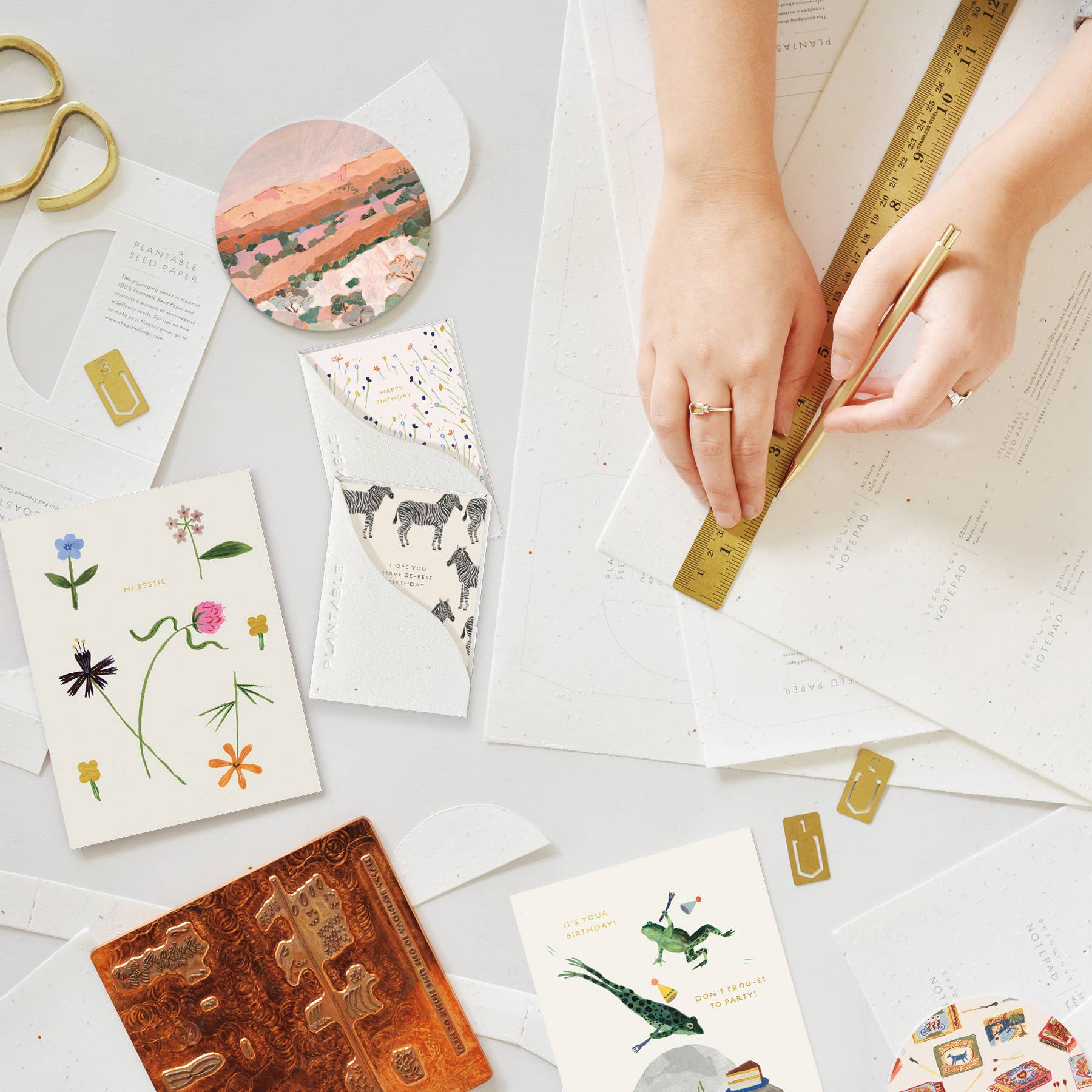 Seedlings - Wholesale Birthday Card - Ze-best Sprout - Birthday Mini Greeting Card (2.5" x 3.5")5