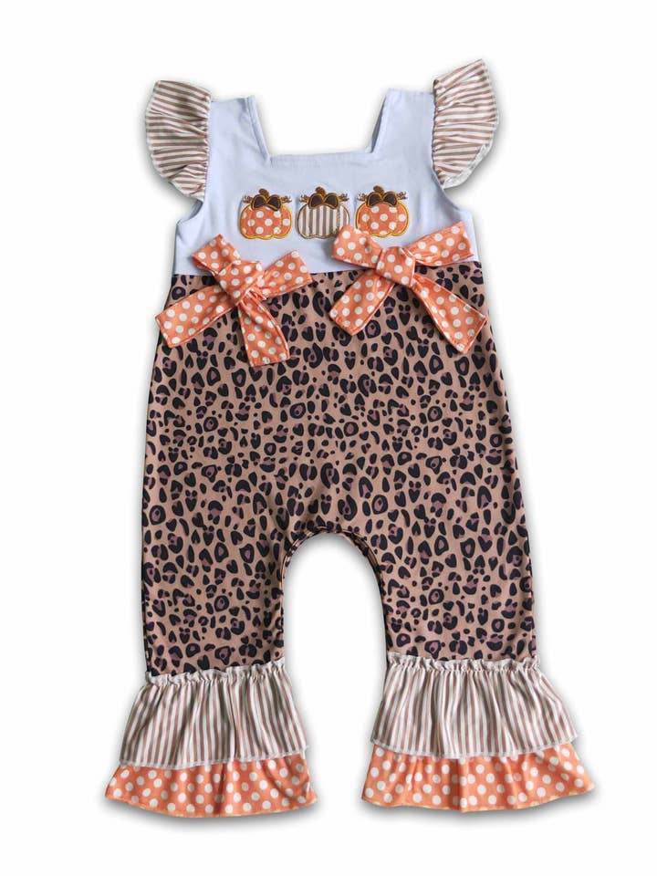 Baby Pumpkin Applique Romper and other Purchase Wholesale romper. Free Returns & Net 60 Terms on Faire trending on Faire.
