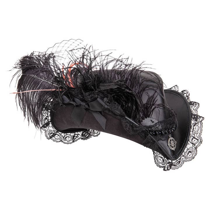 Black Genuine Leather Top Hat - Style Posh for wholesale on Faire