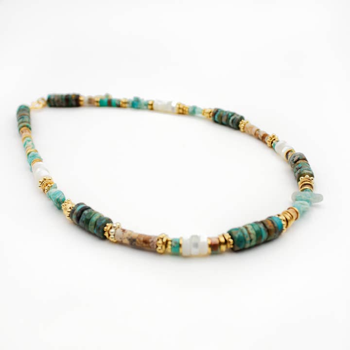 Collier heishi - JOE pour la vente par L'Atelier des Dames