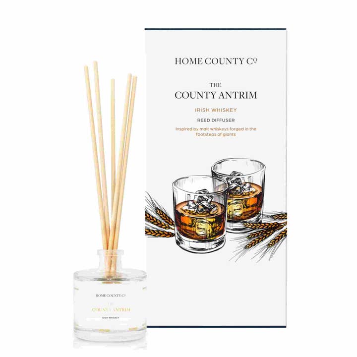 County Antrim - Irsk Whisky Reed Diffuser for engroshandel hos Home County Co.
