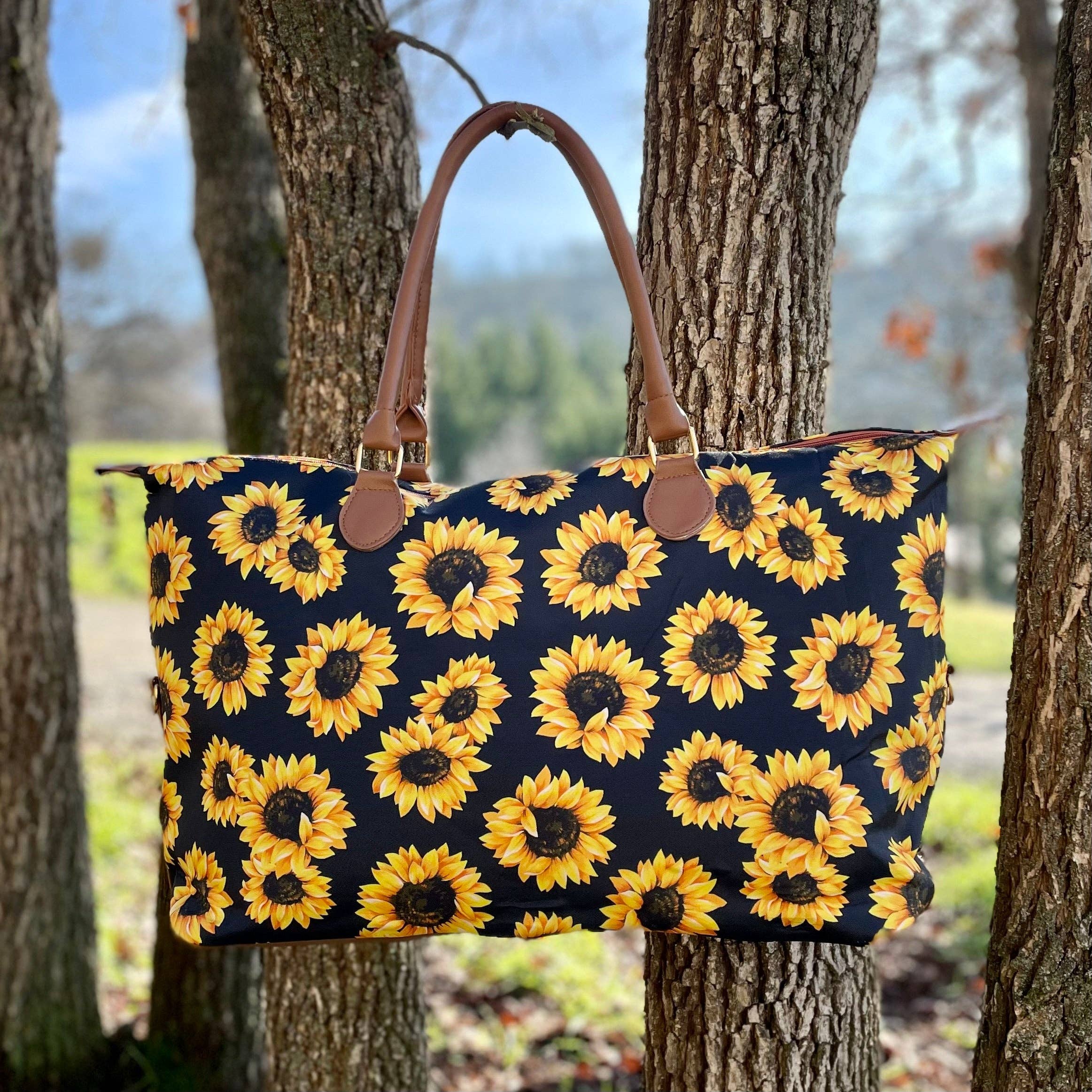 kate spade sunflower tote set