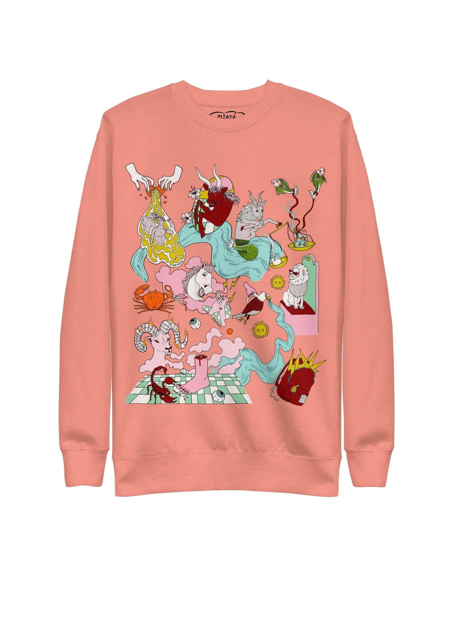 Pitaya Yoga - Wholesale Graphic Sweatshirt - Unisex - GRECO ZOODIA Sweatshirt - LIGHT3