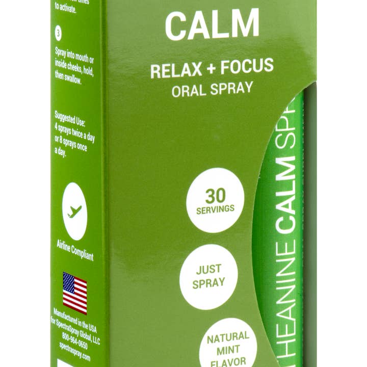 SpectraSpray Global - Wholesale Oral Supplement/Vitamin - L-Theanine CALM Oral Spray