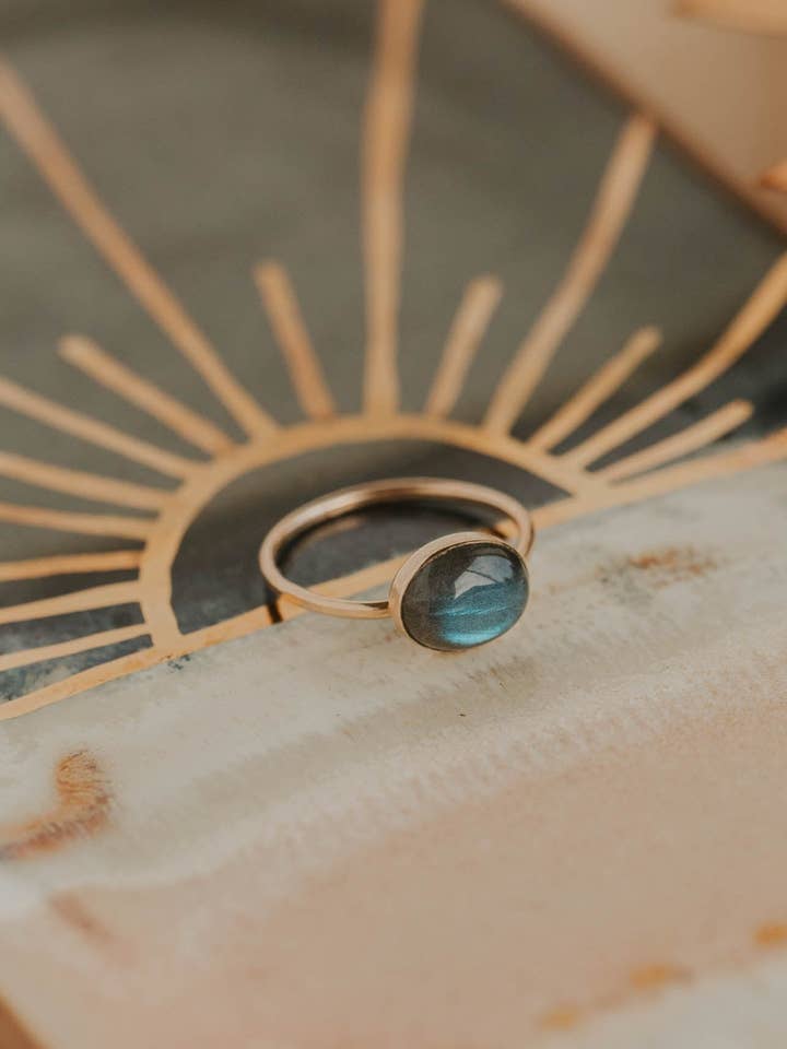 Bague Mystique | Remplissage en Or 14kt + Argent Sterling pour la vente par Hello Adorn