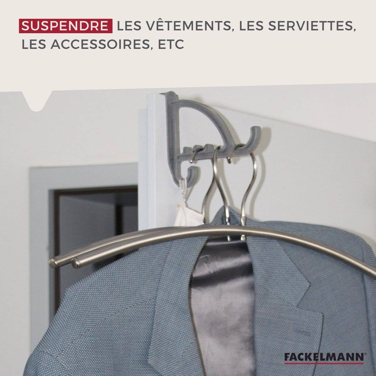 Zenker - Wholesale Coat Rack - Fackelmann Tecno door coat hook3