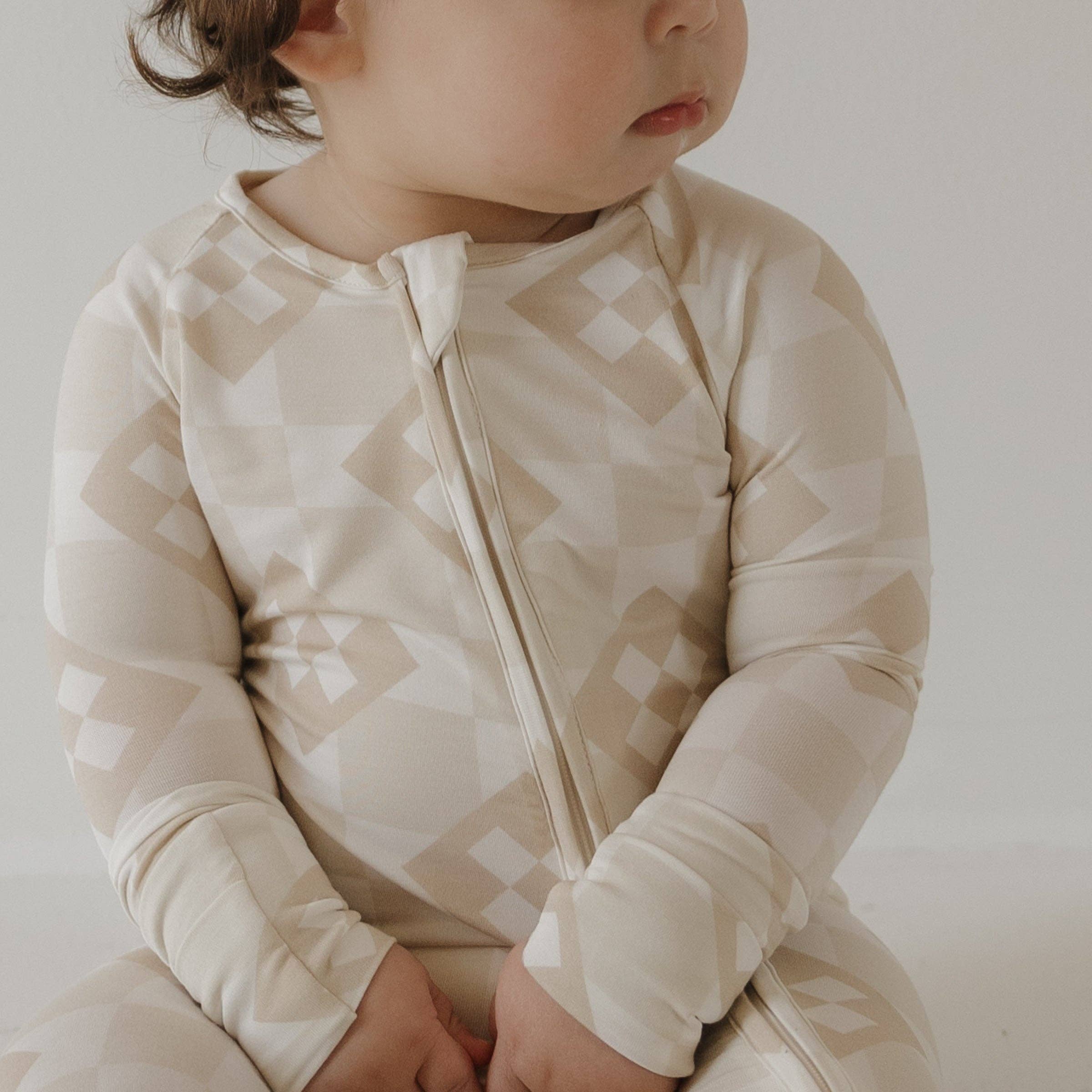 Forever French Baby - Wholesale Sleepsuit - Baby - Bamboo Zip Pajamas | Cottage Quilt2