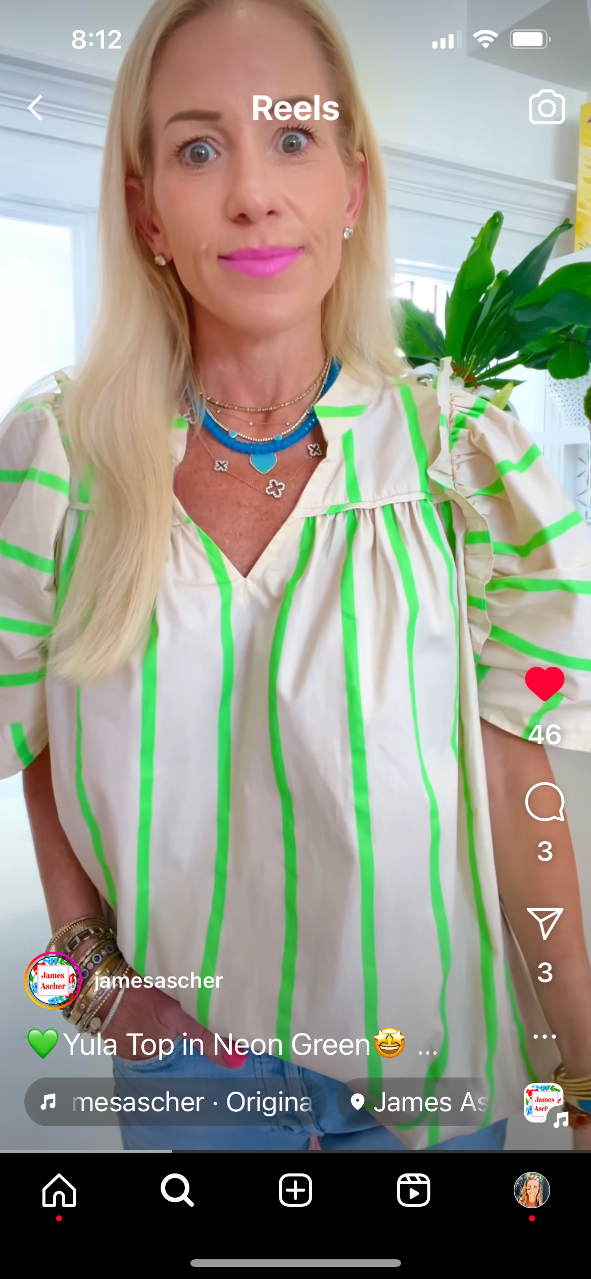 Sonya Renee Jewelry - Wholesale Beaded/Pearl Necklace - Lilly Gemstone Bead Necklace multi-color 8mm opals jade 55