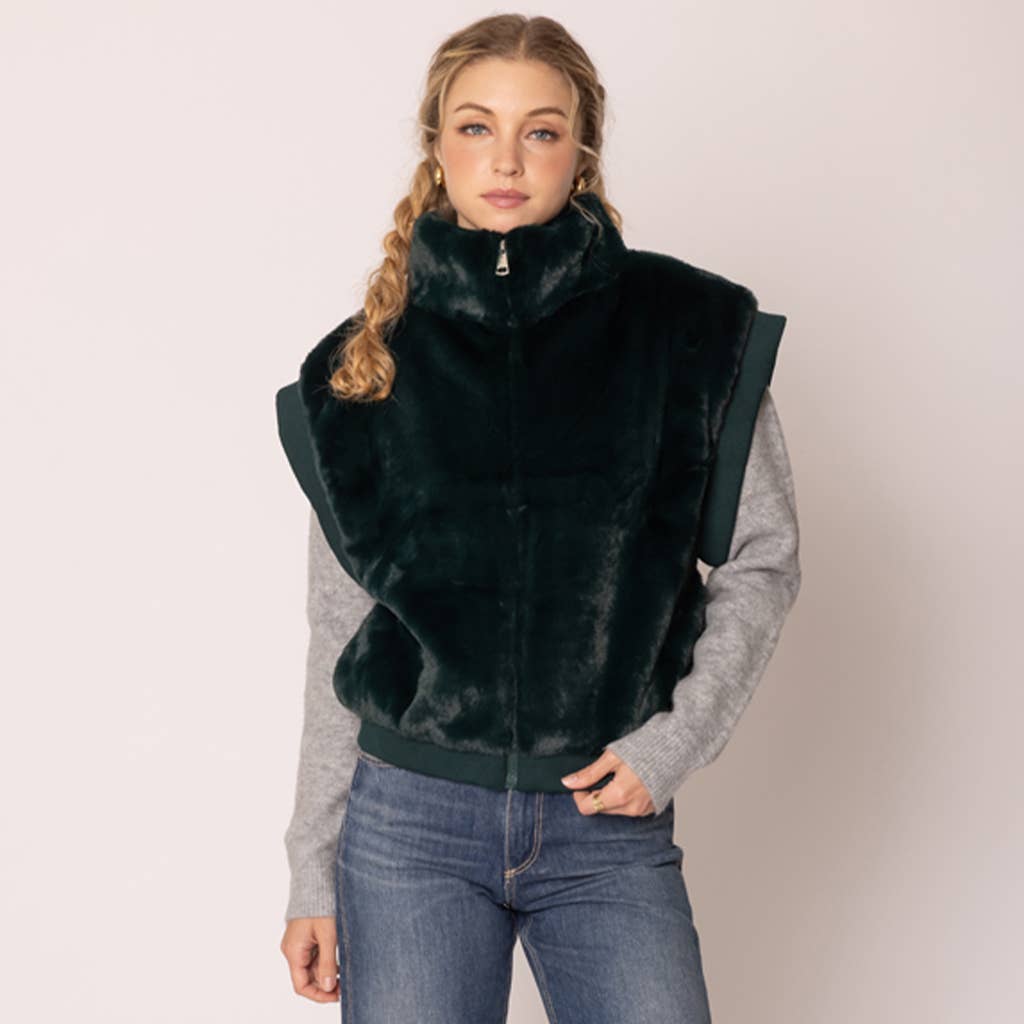 Fashion City - Venta al por mayor Chaleco de abrigo - Mujer - Chaleco cálido y acogedor de piel suave para la moda de otoño-invierno22