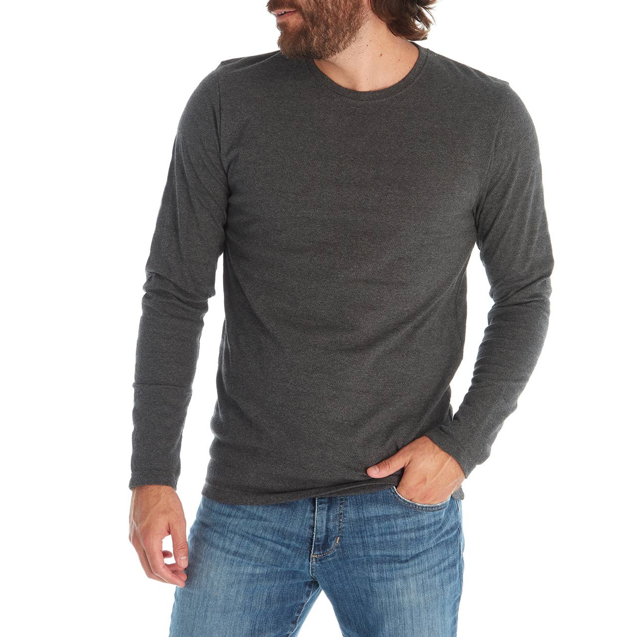PX - Wholesale T-Shirt - Men's - Devin Textured Long Sleeve Tee3