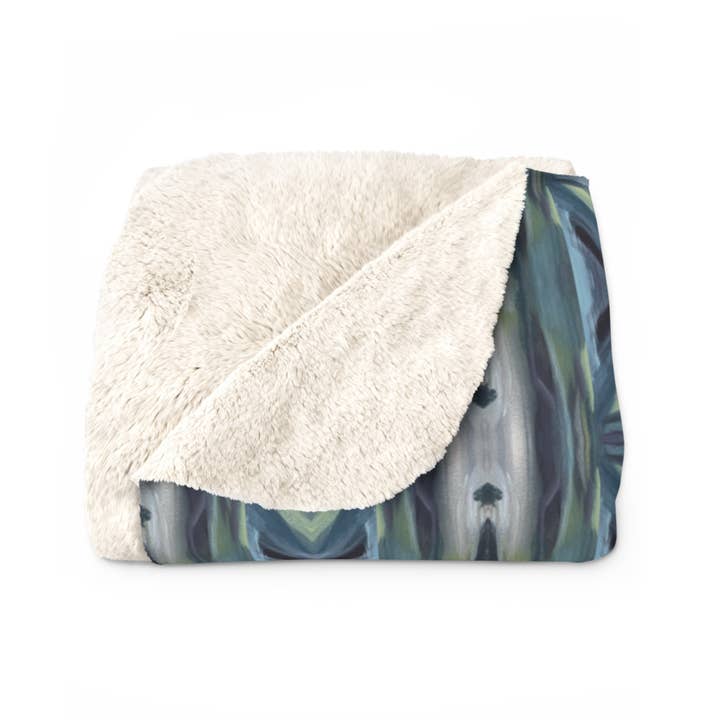 PALMER K Designs - Wholesale Throw Blanket - Sherpa Throw / Blanket: Geometric (CAP/P2)