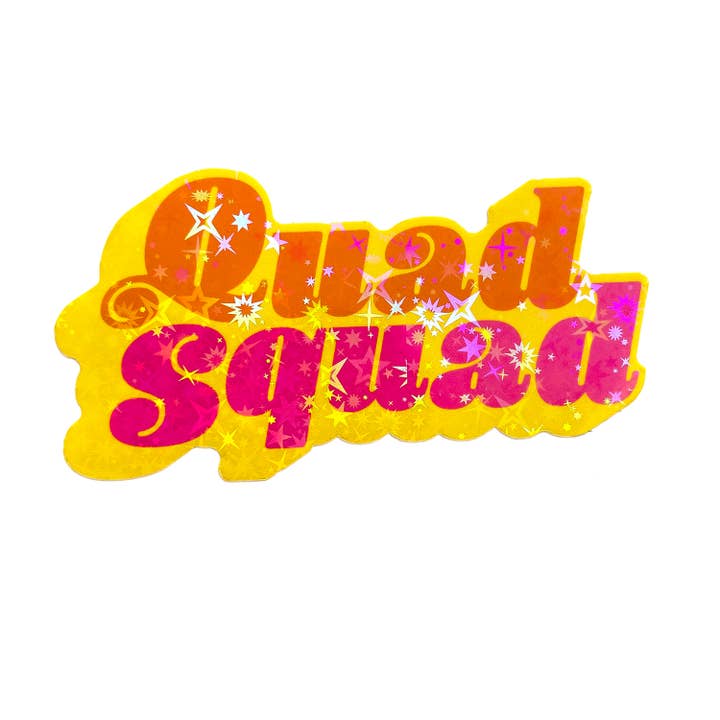 Quad Squad sticker- 50% off closeout and other Purchase Wholesale quad. Free Returns & Net 60 Terms on Faire trending on Faire.