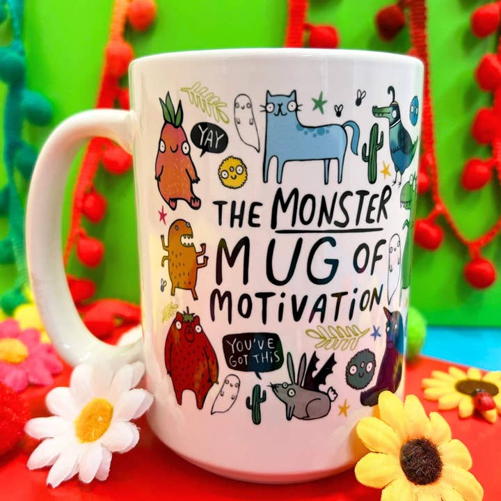 A Caneca Monstruosa de Motivação por atacado de Katie Abey