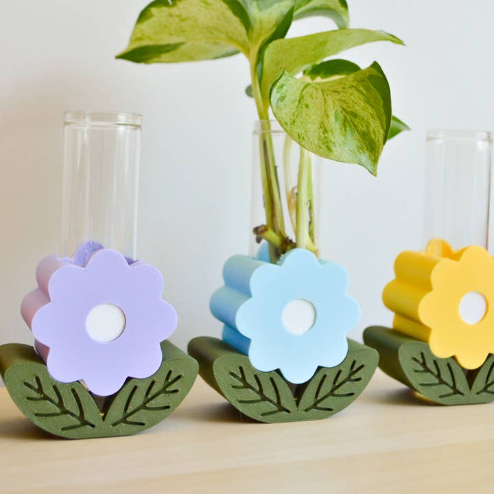 LindaMakess - Wholesale Vase - Colored Stacking Flower Plant Propagation Vase | Wall