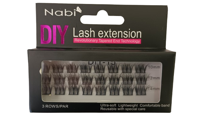 Nabi Cosmetic – wholesale False/fake eyelashes – FMD-05B 12styles DIY Lash Extension 6DZ Set B6