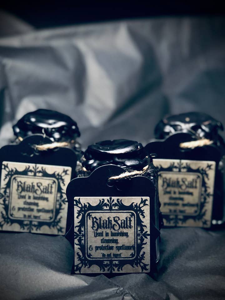 BLAK SALT - 'Witch Salt' Protection & Banishing Blend for wholesale by BlakByrd Botanika