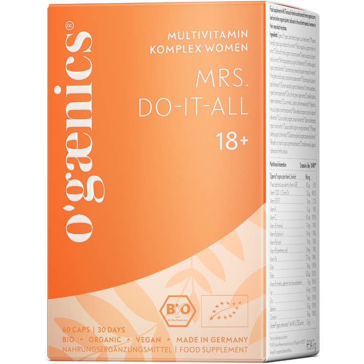 Ogaenics – Großhandel Nahrungsergänzungsmittel/Vitamin zum Einnehmen – Mrs. DO-IT-ALL 18+ Multivitamin Komplex Women
