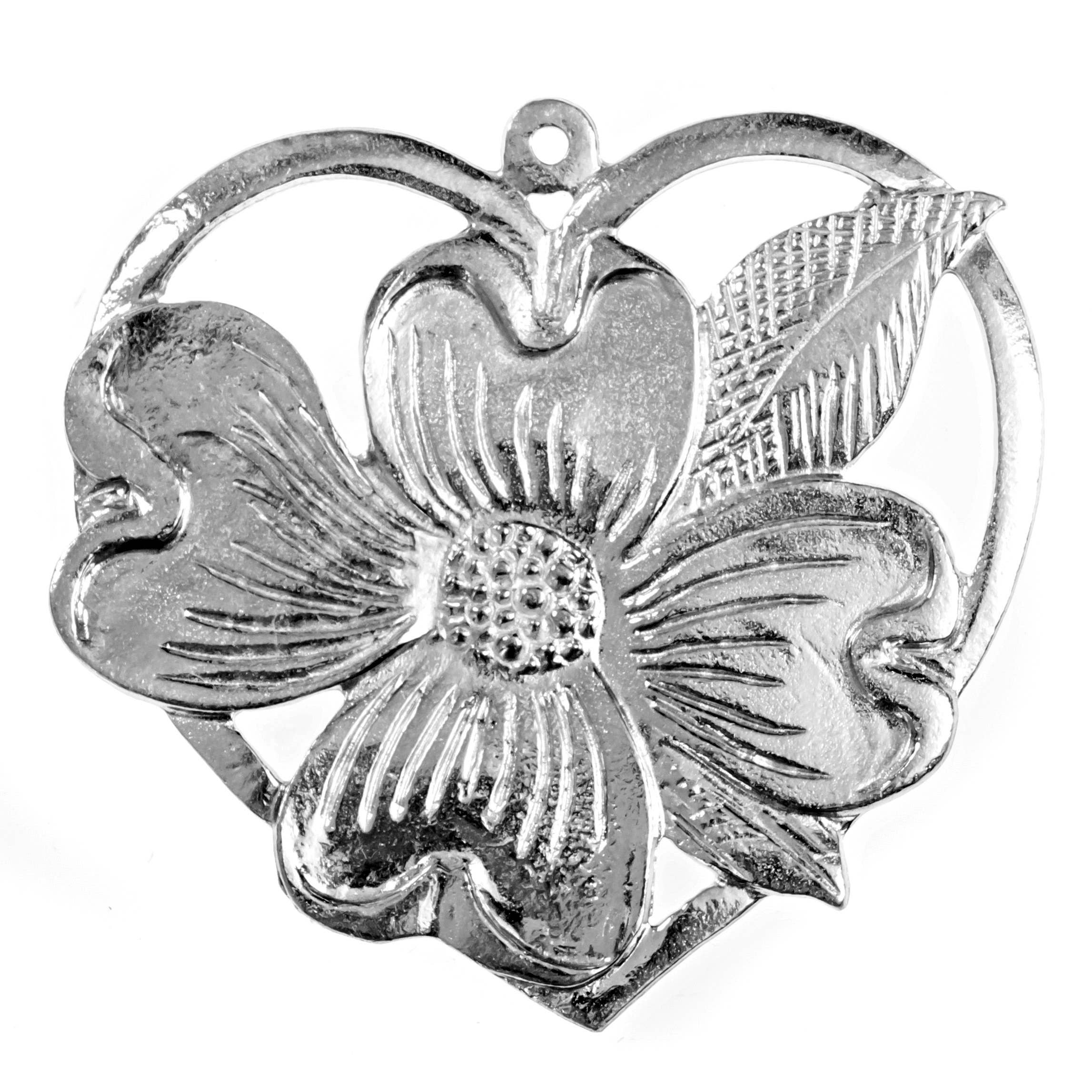 House of Morgan Pewter - Vente Objets de décoration - Cadeaux de fleurs de cornouiller - Ornements de cornouiller - Attrape-soleil fleur3
