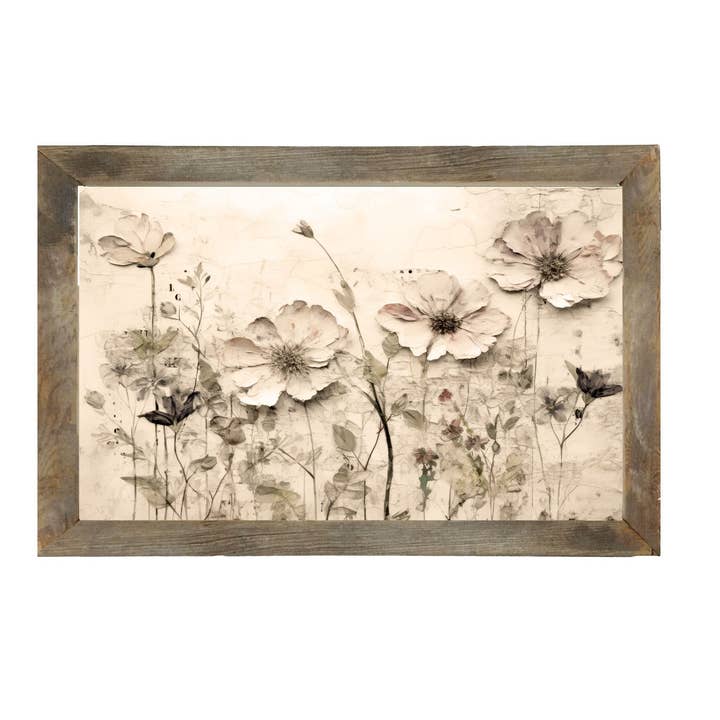 ginger blue - Wholesale Art Print - Monochrome flowers 21