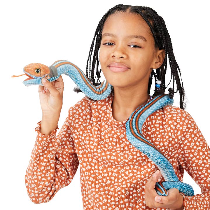 FOLKMANIS-PUPPETS – wholesale Docka - Barn och baby – San Francisco Garter Snake marionett från FOLKMANIS-PUPPETS1