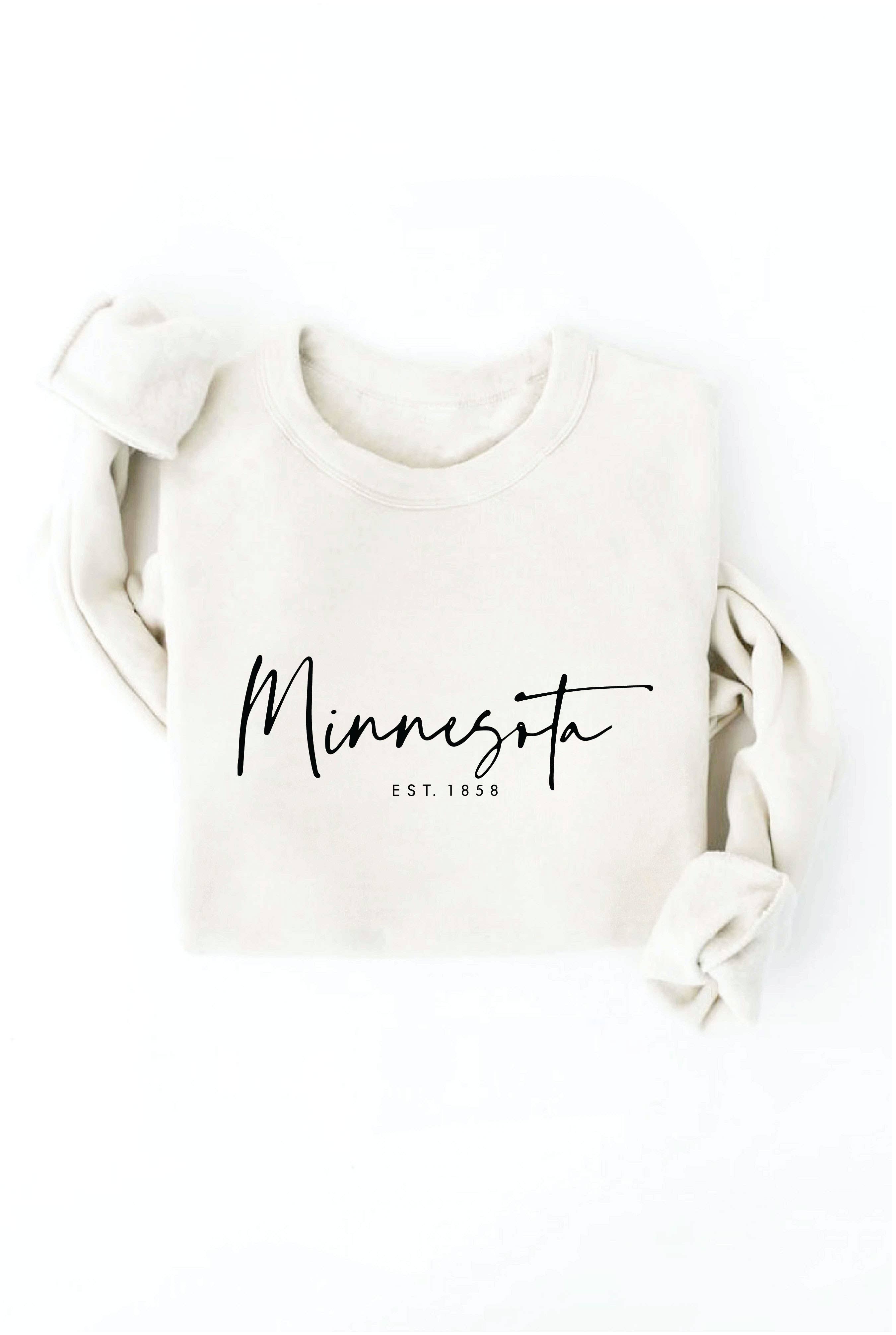 OAT COLLECTIVE – wholesale Graphic sweatshirt – Women’s – MINNESOTA EST.1858 Graphic Sweatshirt4