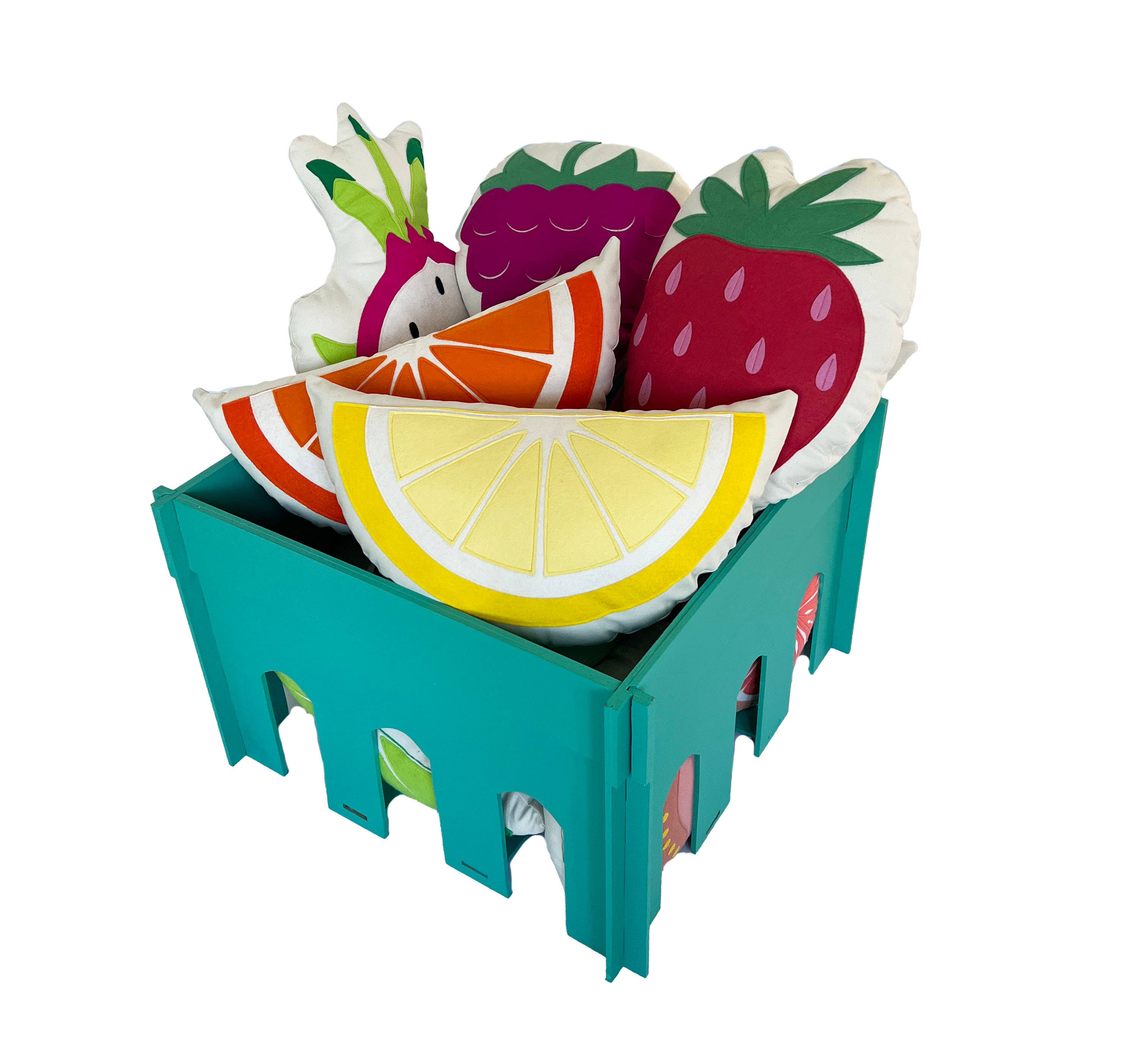 Dirtsa Studio – wholesale Dekorativ kudde – Frukt Kudde - Citron3