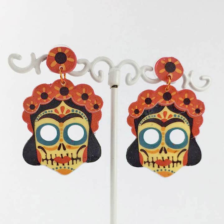 Pipapaper - Wholesale Dangle Earrings - CATRINA-3 PENDING MEXICO0