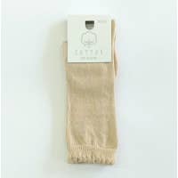 Cotton Socks – Engroshandel Strømper - Børn og baby – MA100 høje sokker med ribkant i perlestrik, 100 % bomuld0