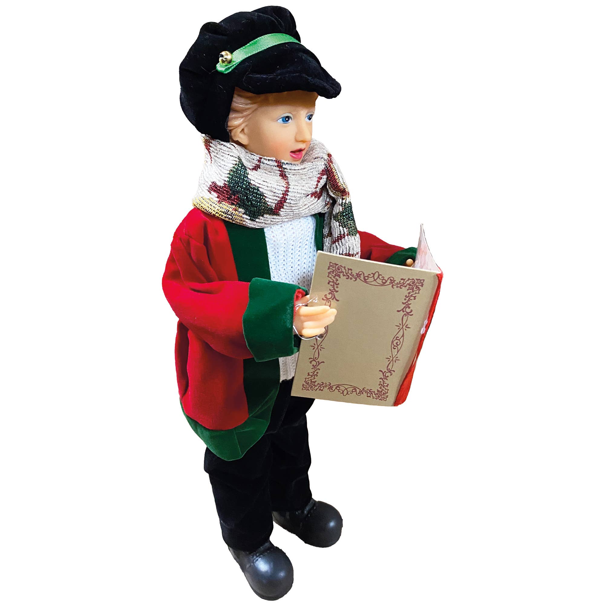 Santa’s Workshop Inc. - Wholesale Christmas Decoration - 15" To 18" Holly Carolers, Set of 411