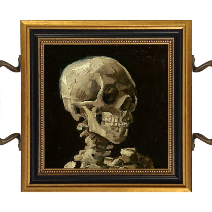 Madison Bay Co. - Historical Home Decor Reproductions – Engroshandel Pyntebakke – Halloween kraniebakke med håndtag, 7-1/2”0