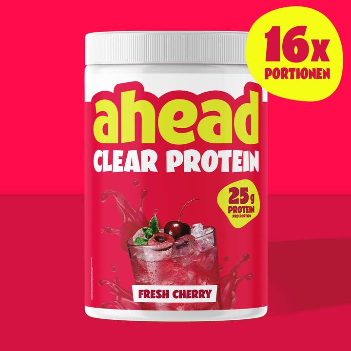 ahead - Vendita all'ingrosso Bevanda salutare in polvere - Clear Whey - Ciliegia fresca (2x500 g)0