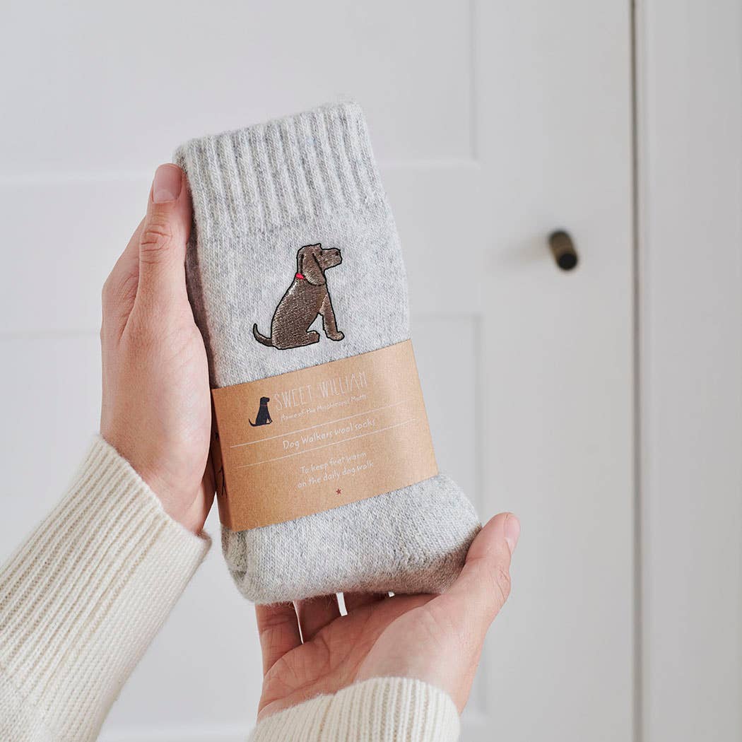 Sweet William Designs – wholesale Socks – Unisex – Dog Walking socks -  Cocker Spaniel (Chocolate)1