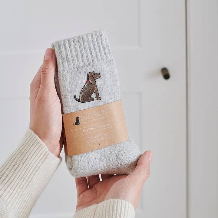 Sweet William Designs – wholesale Socks – Unisex – Dog Walking socks - Cocker Spaniel (Chocolate)1