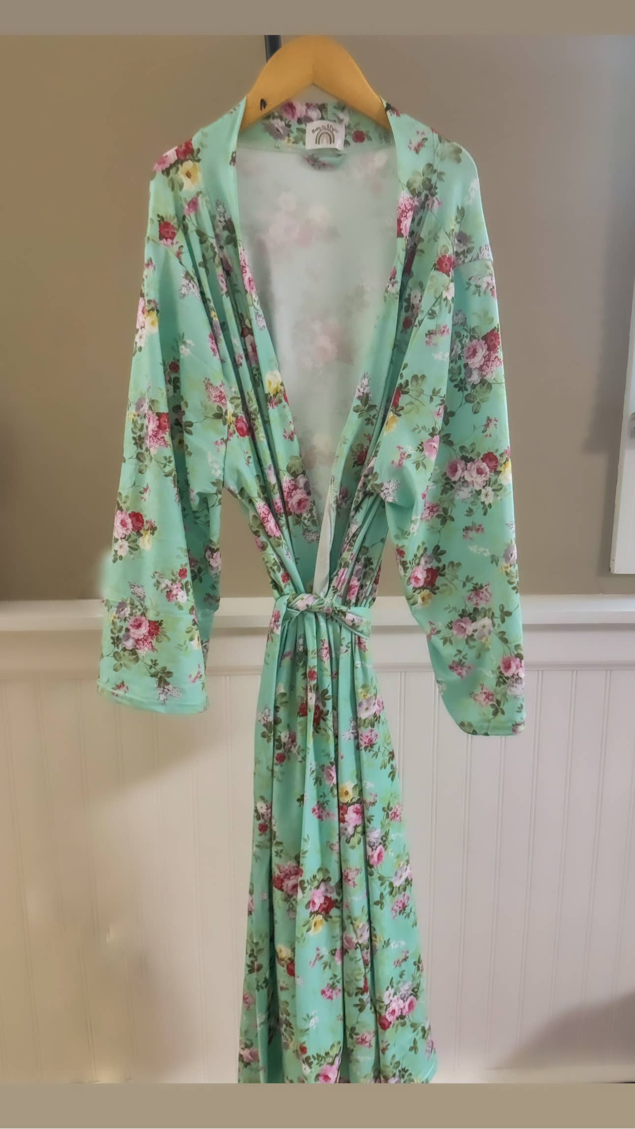 Baby in Styles - Wholesale Robe - Women's - Maternity Robe (Periwinkle’s print)2