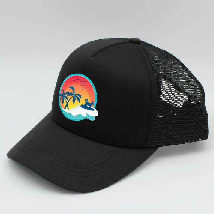 PupLid - Wholesale Pet Hat - Dog - Surfer Dog Standard or Namedrop | Trucker Hat for Dogs37