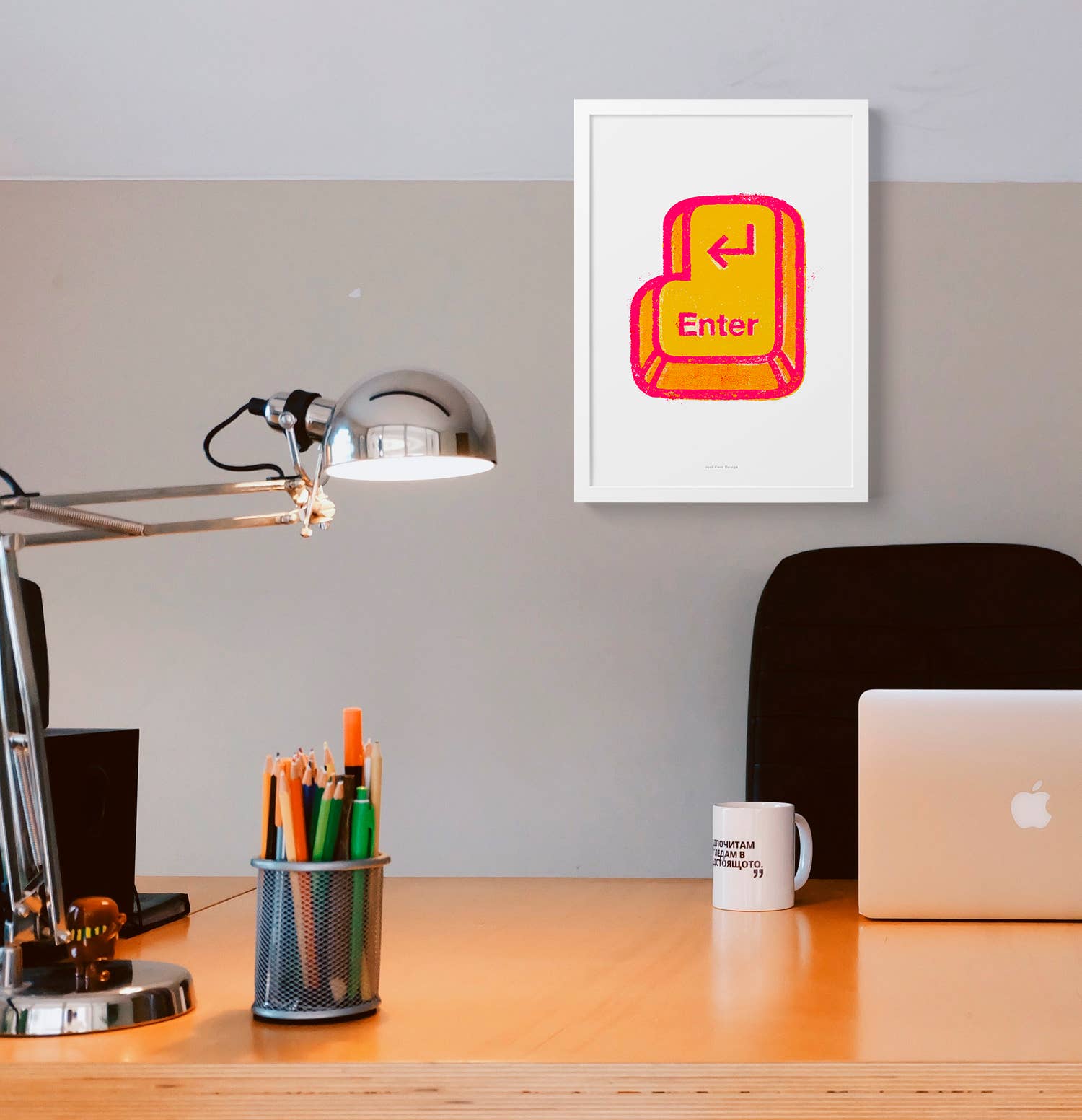 Just Cool Design - Wholesale Art Print - Enter Key Print | A4–A3 Bold Minimal Graphic Poster2