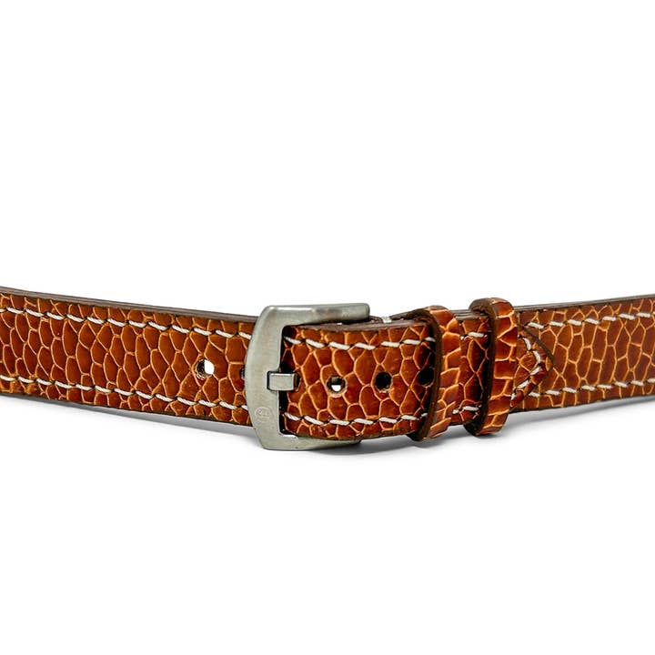 Jack Foster Leather - Wholesale Watch Band/Strap - Unisex - "Calhoun" Premium Watch Strap | Cognac Beaver Tail | USA Made